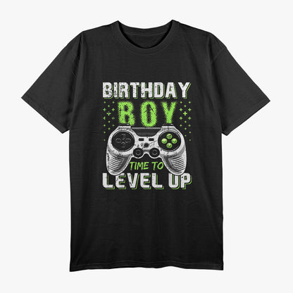 Birthday Boy Time to Level Up Video Game Birthday Gift T-Shirt