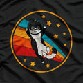 Cute Tuxedo Cat Two Tone Black & White T-Shirt