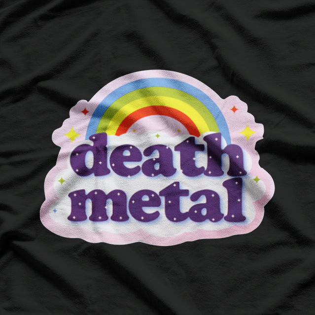 Death MTL Rainbow Classic Music Fierce Cool T-Shirt