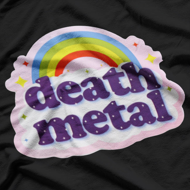 Death MTL Rainbow Classic Music Fierce Cool T-Shirt