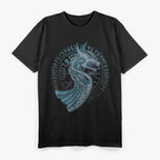 Dragon Boat Runes: A Fusion of Viking Strength and Norse Mysticism T-Shirt