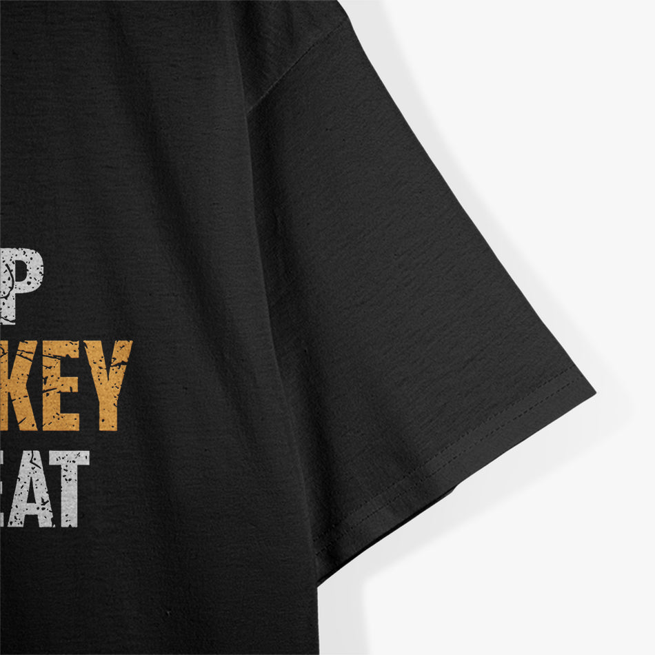 Eat Sleep Hockey Repeat Hockey Funny Ice Hockey T-Shirt