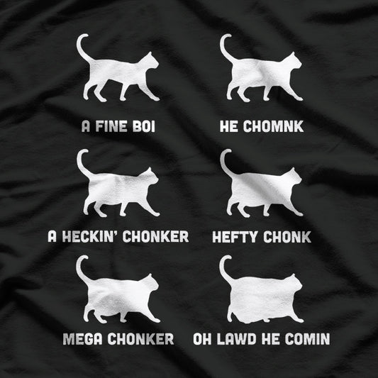 Chonk Cat Chart, Fat CatsT-Shirt