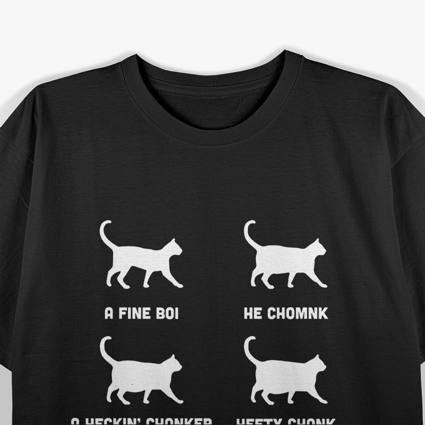 Chonk Cat Chart, Fat CatsT-Shirt