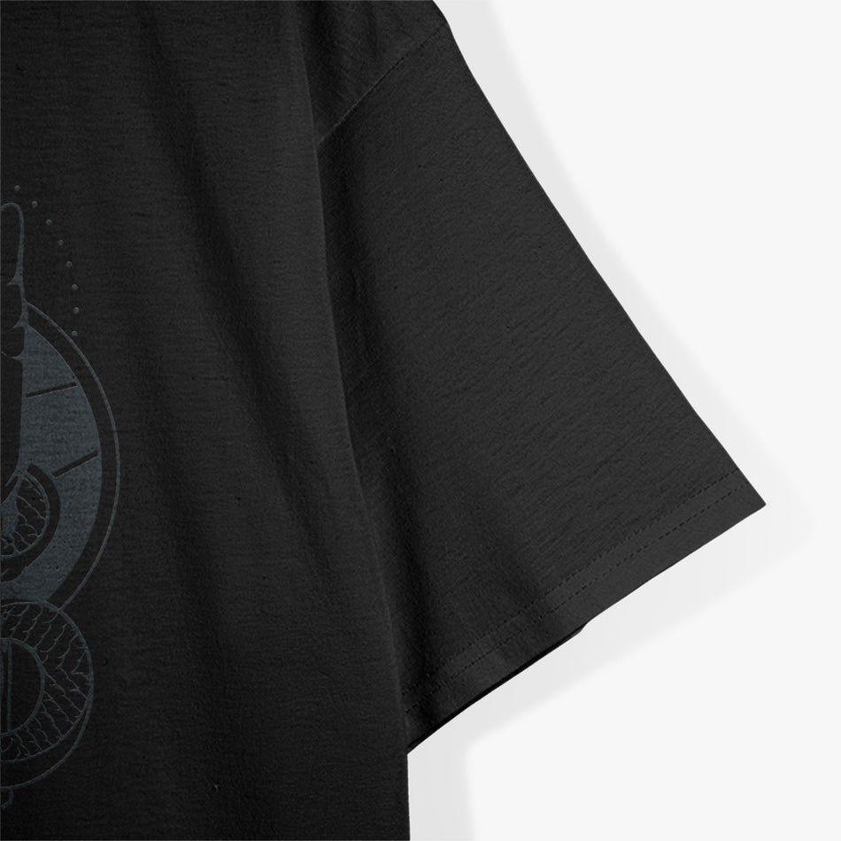 Hamsa Snake Hand with Eye Masonic Symbolism and Occult Power T-Shirt