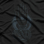 Hamsa Snake Hand with Eye Masonic Symbolism and Occult Power T-Shirt