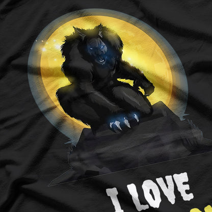 I Love Full Moons Halloween Werewolf T-Shirt