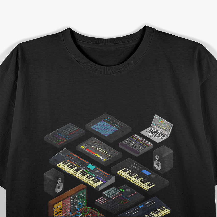 Synthesizer Musik Produzent für elektronische Musiker T-Shirt