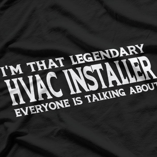 HVAC Heroes Installer Job Pride T-Shirt