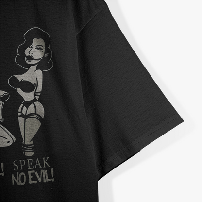 Sexy Girl See No Evil Trendy Humor T-Shirt