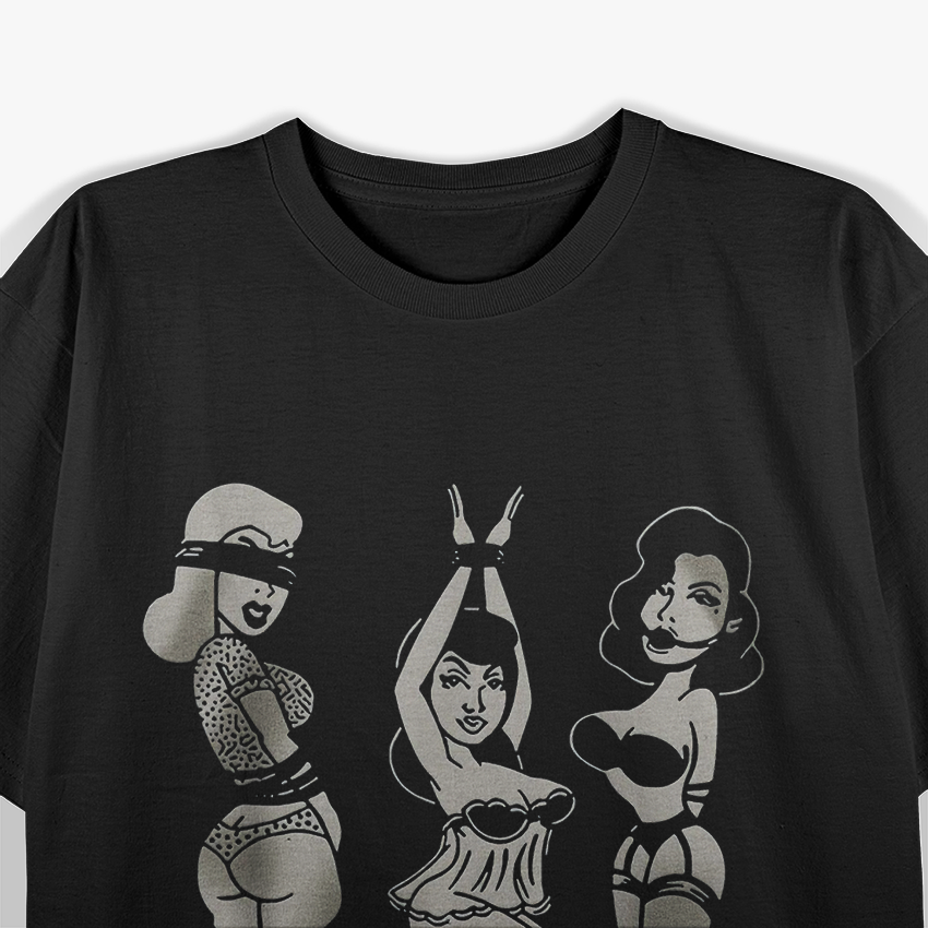 Sexy Girl See No Evil Trendy Humor T-Shirt