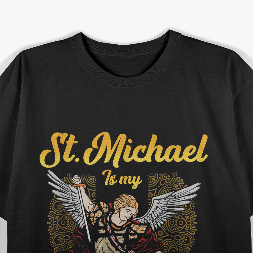 St. Michael the Archangel Catholic Homeboy Vintage Style T-Shirt