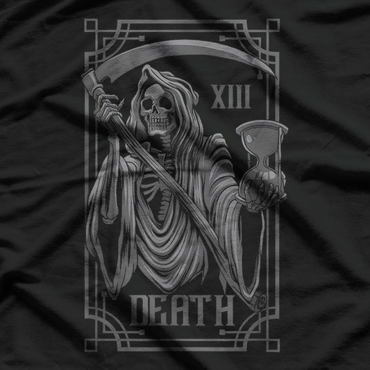 Goth Tarot Card Dark Elegance and Mystical Power T-Shirt