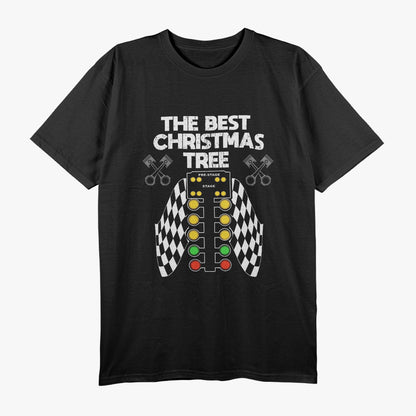 The Best Christmas Tree Drag Racing T-Shirt