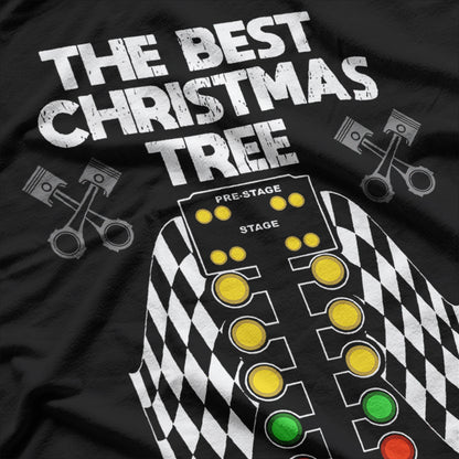 The Best Christmas Tree Drag Racing T-Shirt