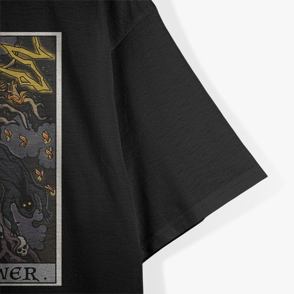 The Tower Tarot Tree of Destruction and Transformation T-Shirt