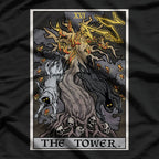 The Tower Tarot Tree of Destruction and Transformation T-Shirt