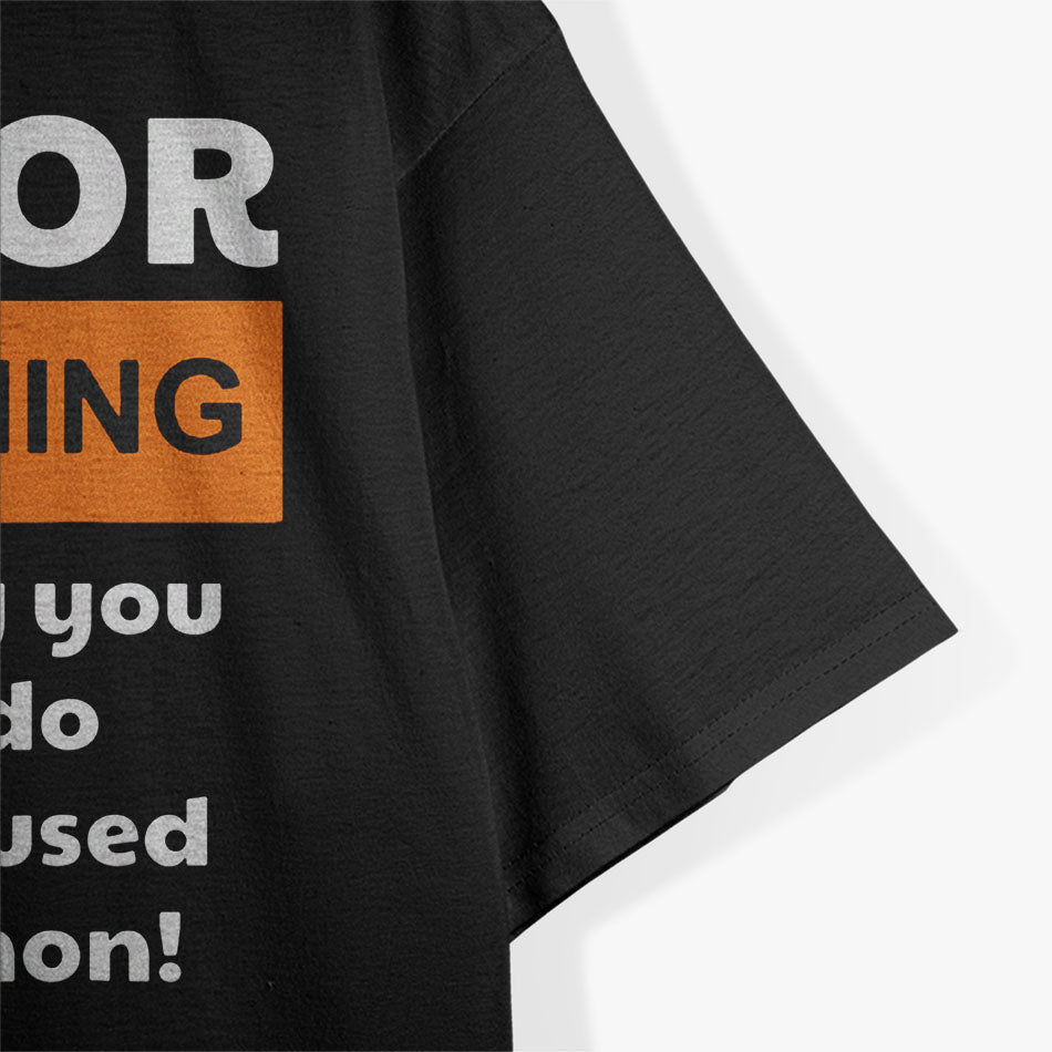 Funny Pastor Warning I Might Put You In A Sermon T-Shirt