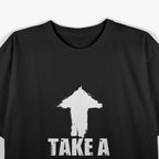Take A Seat Funny Arrows Men Joke Humor Sarcasm T-Shirt
