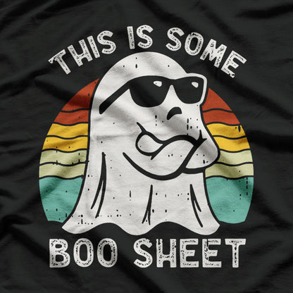 This Is Some Boo Sheet Cool Ghost Funny Halloween Costume T-Shirt