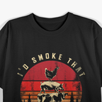 Id Smoke That Funny Smoked Meat BBQ Chef Barbecue T-Shirt