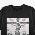 The Crucifixion of Christ Greek & Russian Orthodox Religious Art T-Shirt