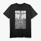 The Crucifixion of Christ Greek & Russian Orthodox Religious Art T-Shirt