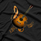 Acoustic Guitar Music Player Musician Guitarist Rock T-Shirt