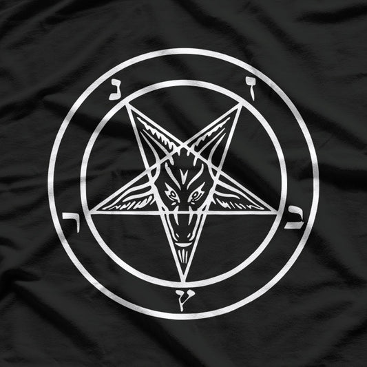 Baphomet Pentagram Symbol of Dark Power and Occult Mysticism T-Shirt