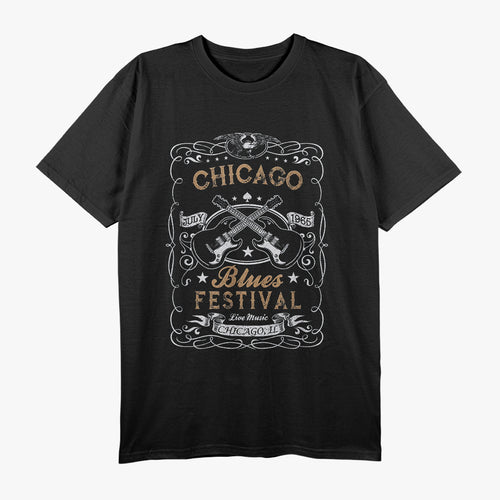 Chicago Blues Festival Blues Guitar T-Shirt