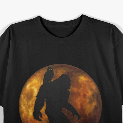 Cool Lovers Mystical Design with Full Moon Romance T-Shirt