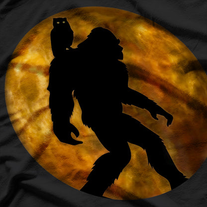 Cool Lovers Mystical Design with Full Moon Romance T-Shirt