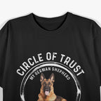 German Shepherd Circle of Trust Dog Lover T-Shirt