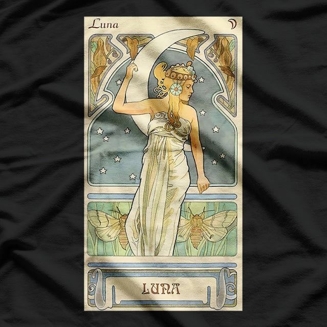 Luna & Moon Goddess Embrace the Power of the Night Sky T-Shirt