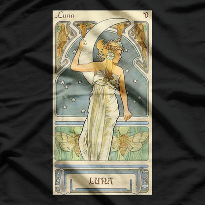 Luna & Moon Goddess Embrace the Power of the Night Sky T-Shirt