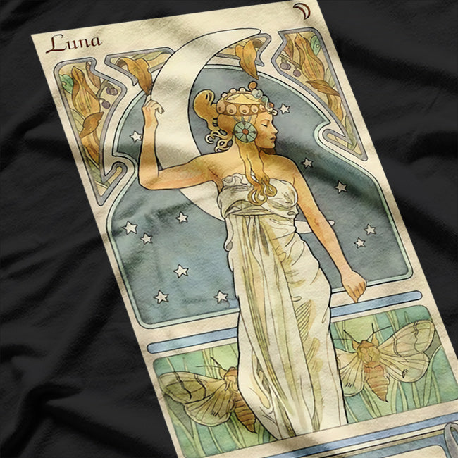 Luna & Moon Goddess Embrace the Power of the Night Sky T-Shirt