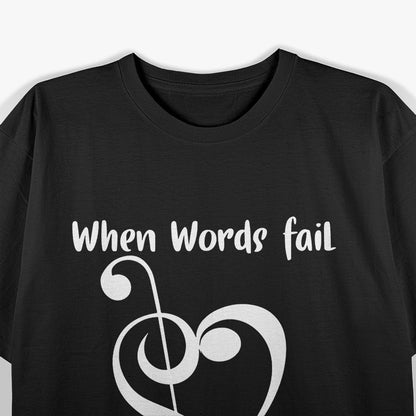 Musical Notes Symbol Perfect Gift for Musicians and Music Lovers T-Shirt