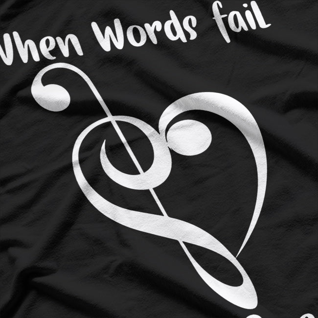 Musical Notes Symbol Gift for Musicians Loves Music Bb Life T-Shirt