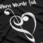 Musical Notes Symbol Gift for Musicians Loves Music Bb Life T-Shirt