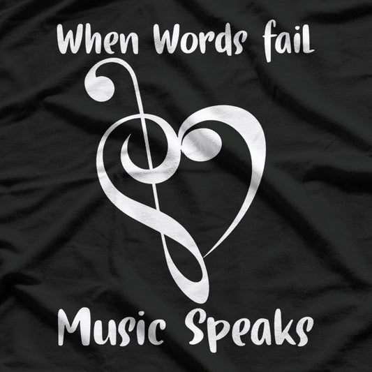 Musical Notes Symbol Perfect Gift for Musicians and Music Lovers T-Shirt