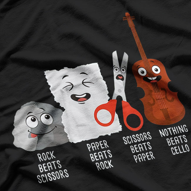 Nothing Beats Cello - Cello Players, Classical Music Lovers, and Teachers T-Shirt