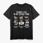 Quail Bird Lover Things I Do In My Spare Time Animal Quails T-Shirt