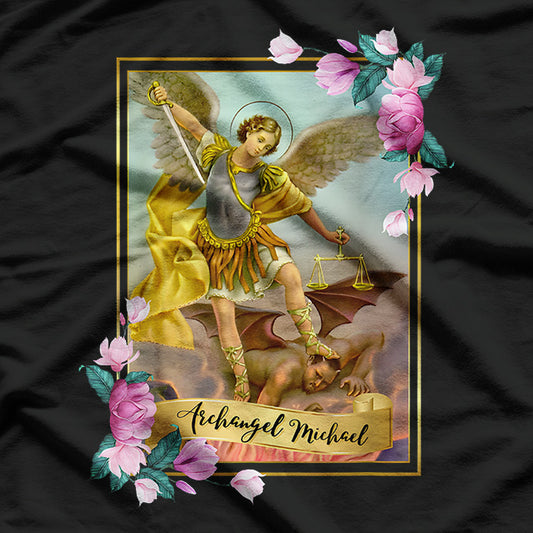 St. Michael the Archangel Divine Protector and Warrior T-Shirt