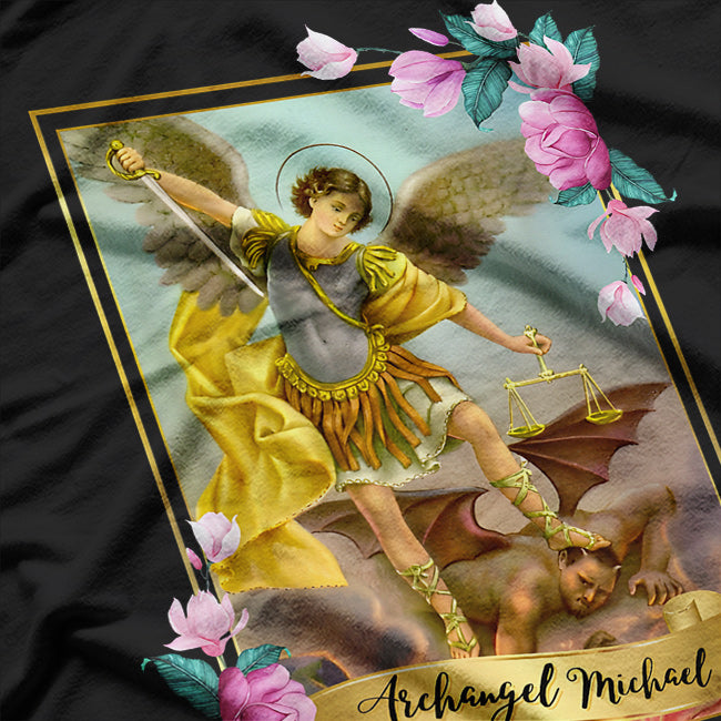 St. Michael the Archangel Divine Protector and Warrior T-Shirt