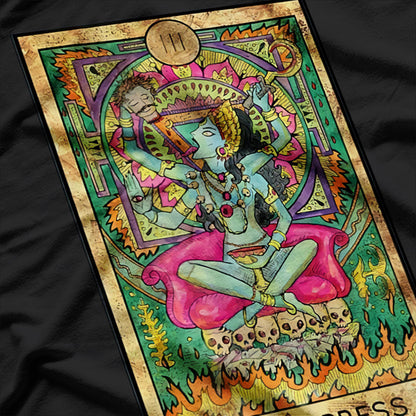 The Empress Tarot Kali, Mystic and Psychic Fantasy Reading T-Shirt