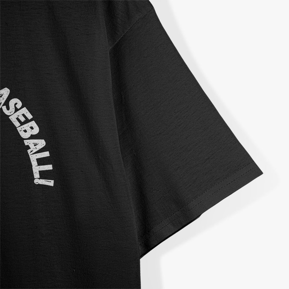 Funny Baseball Saying No Crying in Sports  T-Shirt