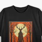Wendigo Tarot Card The Haunting Spirit of Hunger and Transformation T-Shirt