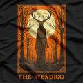 Wendigo Tarot Card The Haunting Spirit of Hunger and Transformation T-Shirt