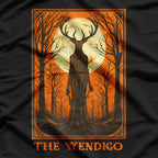 Wendigo Tarot Card The Haunting Spirit of Hunger and Transformation T-Shirt