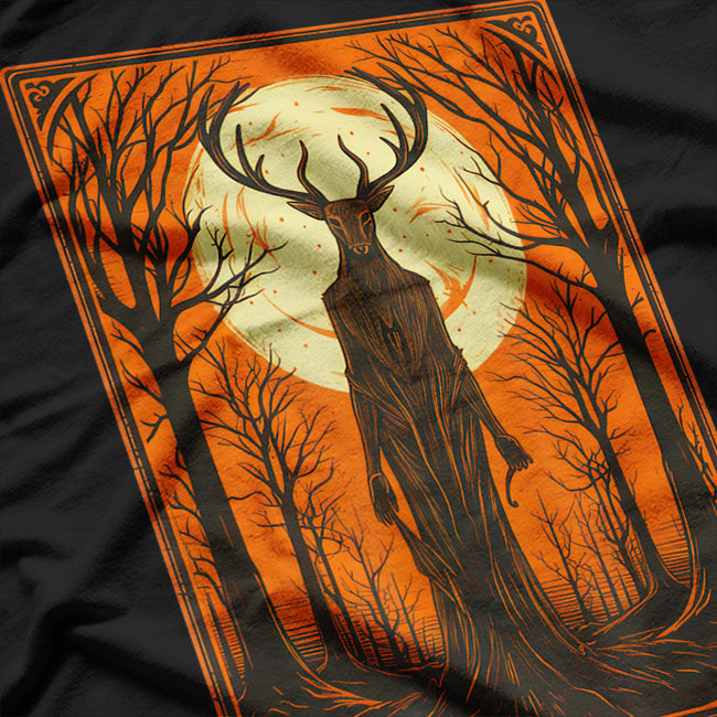 Wendigo Tarot Card The Haunting Spirit of Hunger and Transformation T-Shirt
